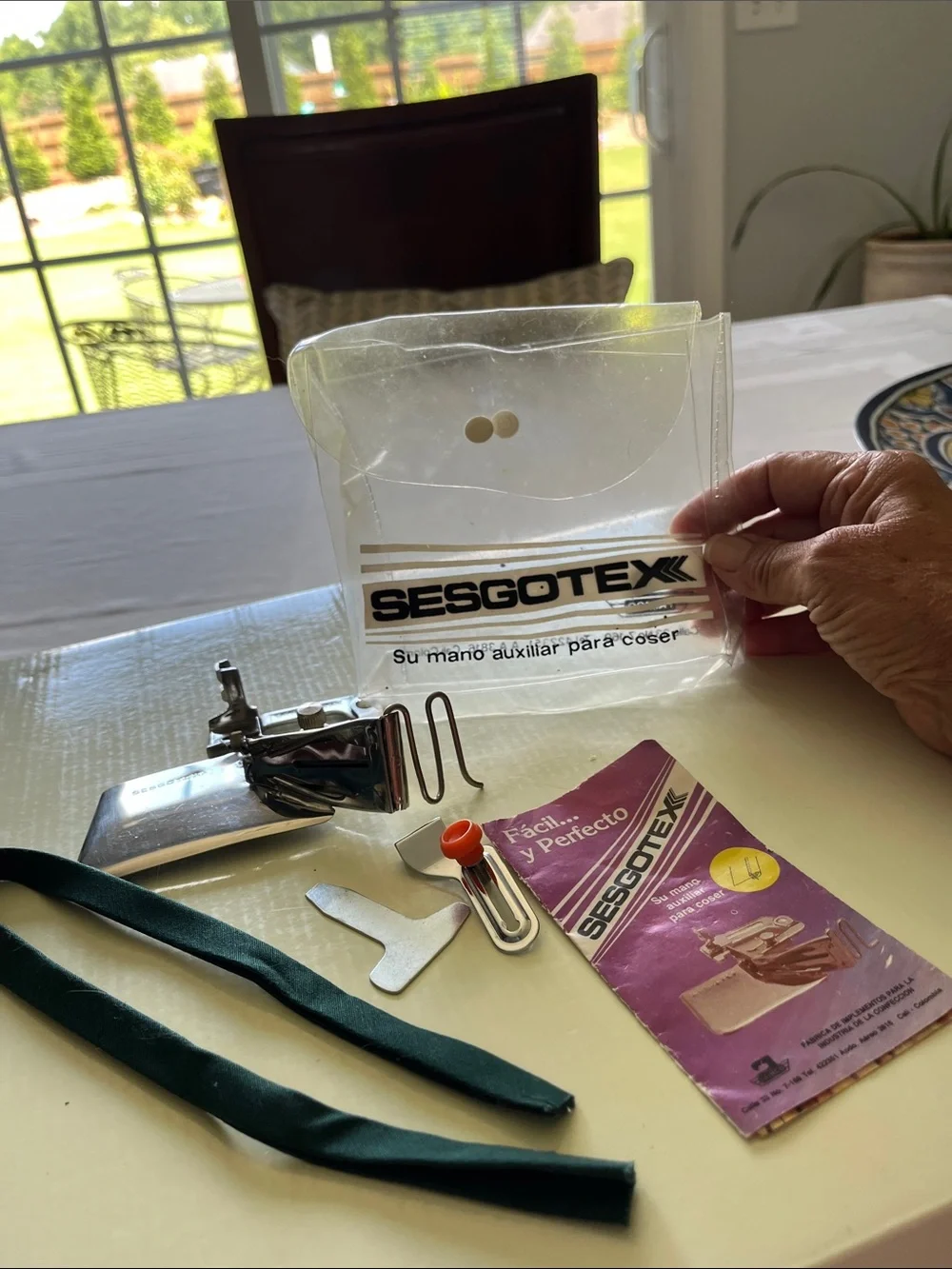 Sesgotex Bias Binding System Sewing Machine Accessory Kit Adjustable To Any